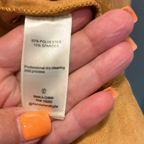 Kendall+Kylie boho chic Faux Suede Jacket, medium excellent condition stylish - Picture 4 of 7